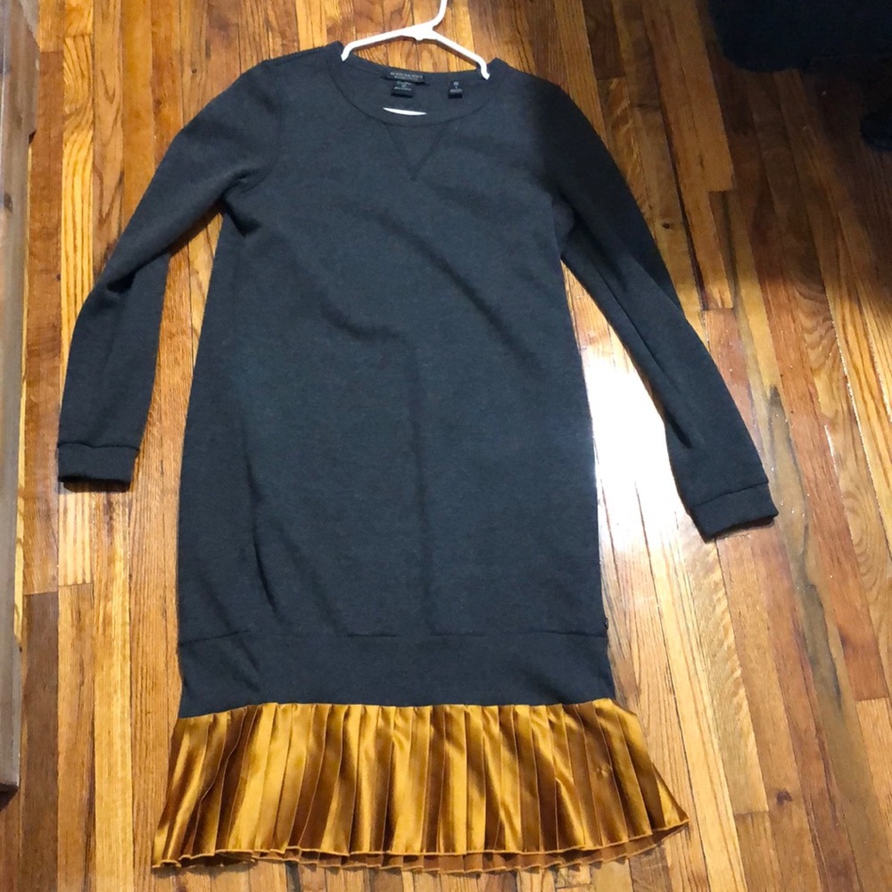 Scotch and Soda grey sweatshirt dress